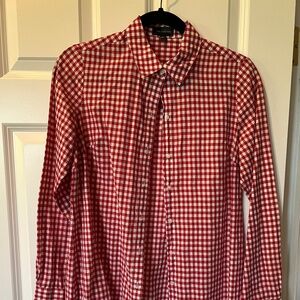 Red & White Gingham Shirt